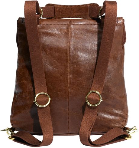 leather sak teak ventura backpack convertible brown