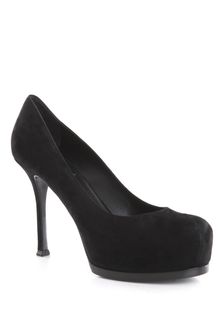 Yves Saint Laurent Suede Tribute Pumps - Lyst
