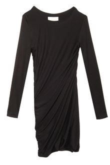 3.1 Phillip Lim Pleated Draped Long Sleeve Dress - Lyst