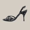 Dolce & Gabbana Polka Dot Slingback Sandal in Black (black w/ white dots) - Lyst