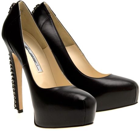 Brian Atwood Harrison Platform Pumps in Black | Lyst