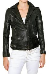 Balmain Rough Leather Jacket