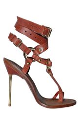 Emilio Pucci 120mm Criss Cross Ankle Thong Sandals