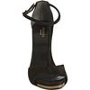Gucci Black Suede Daisy Tstrap Sandals in Black - Lyst