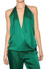 Haider Ackermann Silk Satin Top