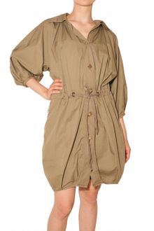 Lanvin Washed Light Cotton Trench Coat - Lyst