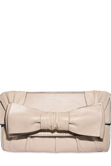 Valentino Nappa Bow Clutch - Lyst