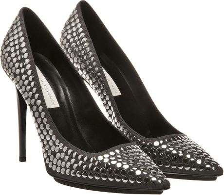 Stella Mccartney Studded Courts in Gray (charcoal) - Lyst