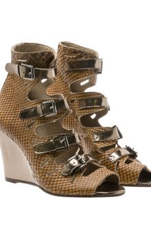 Surface To Air Buckle Wedge Sandal - Lyst