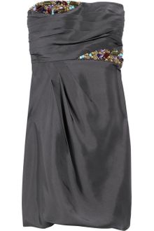 Tibi Bead-embellished Silk-organza Dress - Lyst