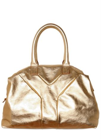 Yves Saint Laurent Metallic Easy Medium Top Handle - Lyst
