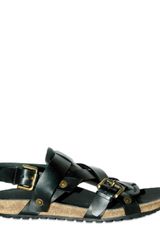 Burberry Prorsum Leather Sandals