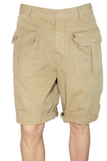 DSquared2 Light Gabardine Cargo Shorts - Lyst
