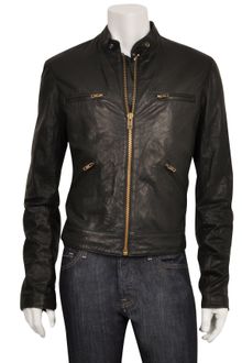 Edun Leather Motorcycle Jacket - Lyst