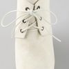 Opening Ceremony Corset Suede Wedge Booties in White (bone) - Lyst