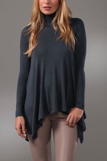 Three Dots Long Sleeve Turtleneck Top - Lyst