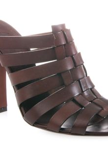 Michel Vivien Woven Leather Sandals - Lyst