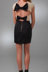 Porter Grey Bow Back Dress