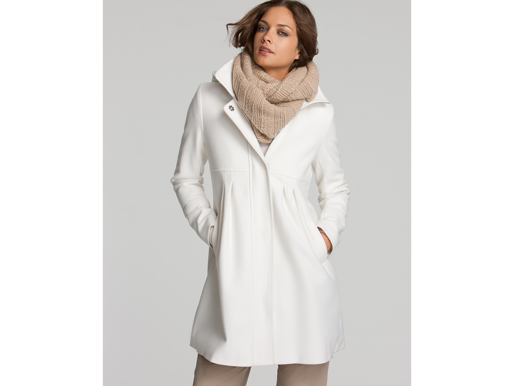 winter white wool pants