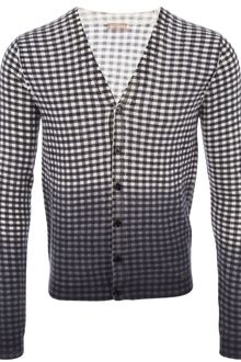 John Galliano Fade Check Cardigan - Lyst