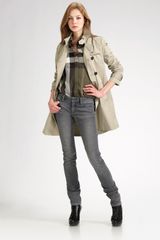 Burberry Brit Double-breasted Trench Coat