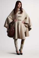 Dior Herringbone Knit Cape