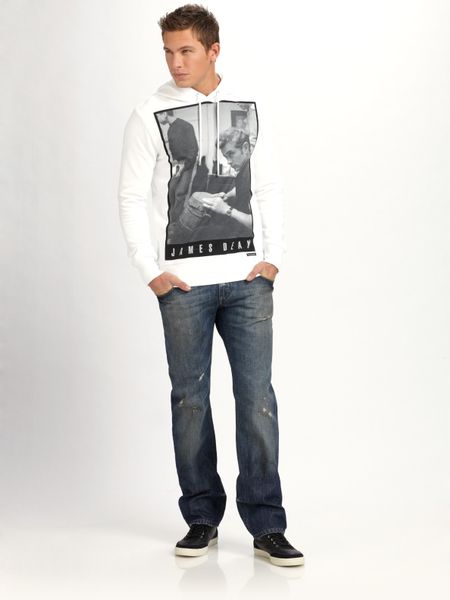 Dolce Gabbana James Dean Hoodie in White for Men