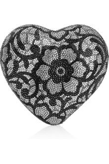 Judith Leiber Heart N Soul Crystal-embellished Clutch - Lyst