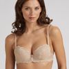 Le Mystere Allover Lace Memory Foam Bra in Beige (NATURAL) - Lyst