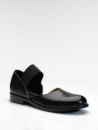 Comme Des Garçons Cdg Elastic Mary Jane Flats - Lyst
