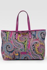 Etro Paisley-print Canvas Tote