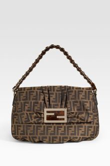 Fendi Mia Zucca Flap Bag - Lyst