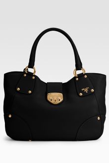 Prada Vitello Daino Calfskin Tote - Lyst