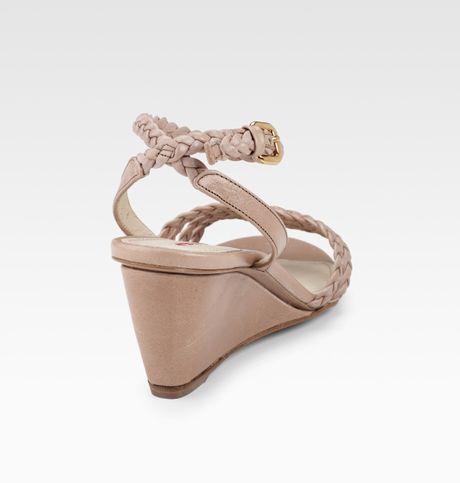 prada nude sandals