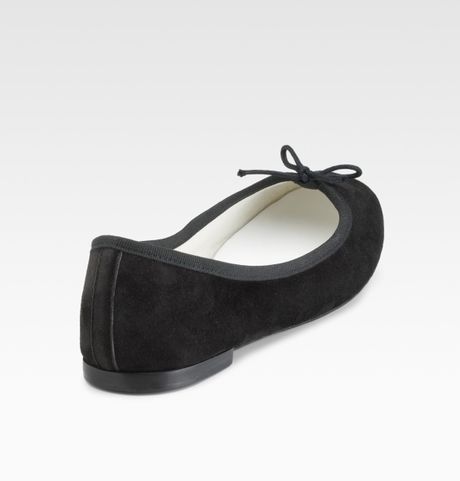 repetto suede ballet flats
