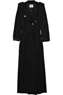 Acne Friend Silk-chiffon Trench Coat - Lyst