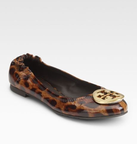 tory burch leopard ballet flats