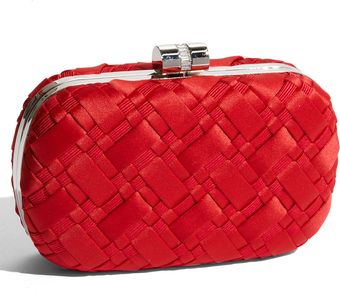 Sondra Roberts Woven Frame Clutch - Lyst