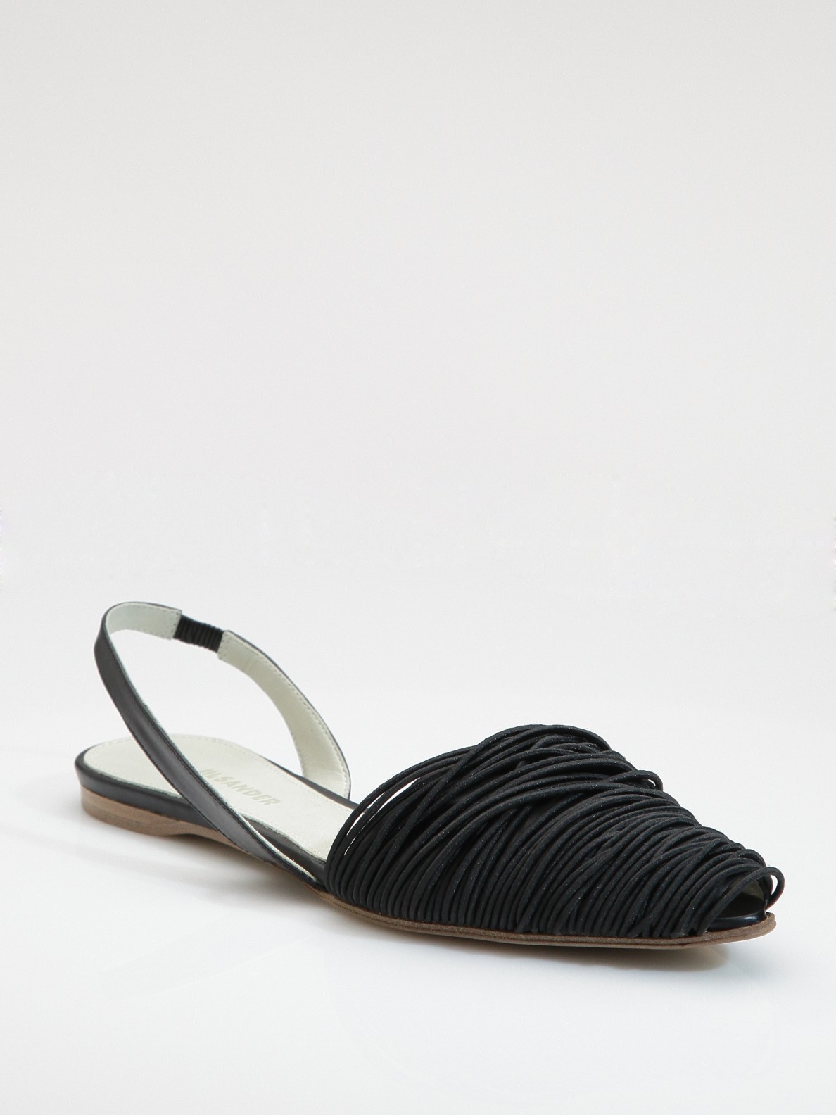 slingback jil sander