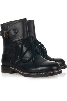See By Chloé Derby Lace-up Leather Boots - Lyst