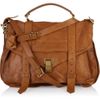 Proenza Schouler Ps1 Extra Large Leather Satchel in Brown (caramel) - Lyst