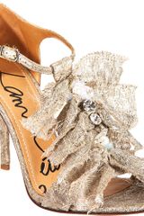 Lanvin Jeweled Sandal