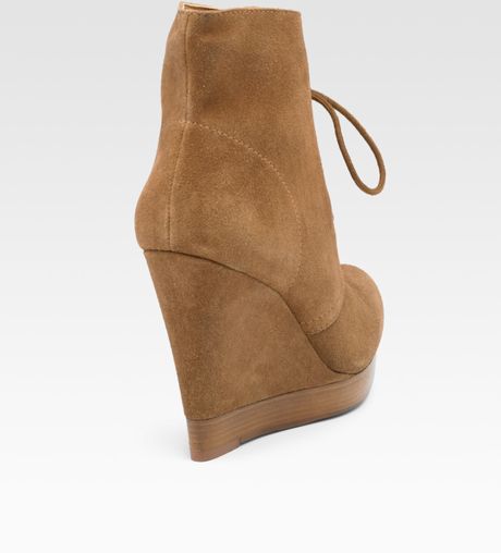 lace up suede ankle boots