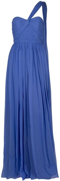 Notte By Marchesa Draped Chiffon Gown - Lyst