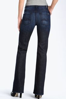 7 For All Mankind Mid Rise Bootcut Stretch Jeans Ladk Wash - Lyst