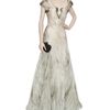 Alexander Mcqueen Gown with Angel Print in White - Lyst