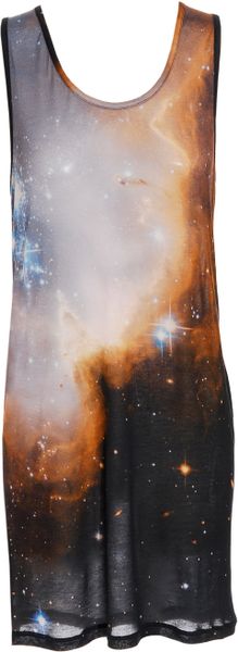 Christopher Kane Modal Tank Dress with Galaxy-print - Lyst