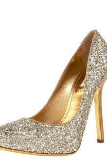 Miu Miu Glittered Pump - Lyst