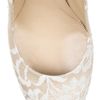 Alexander Mcqueen Lacecovered Satin Pumps in Beige (white) - Lyst