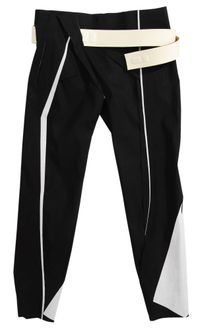Balenciaga Two Tone Pleat Trousers - Lyst
